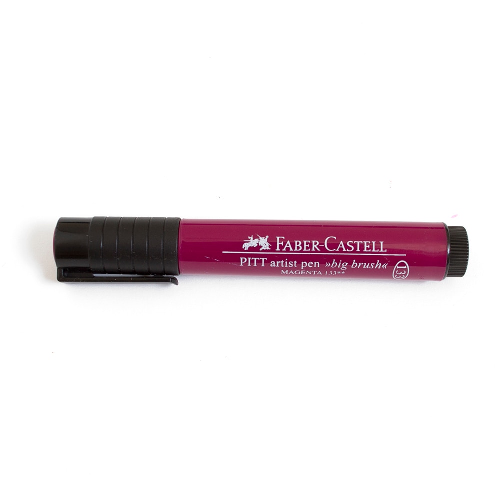 Faber Castell, Pitt, Artist, Big, Brush Pen, Magenta